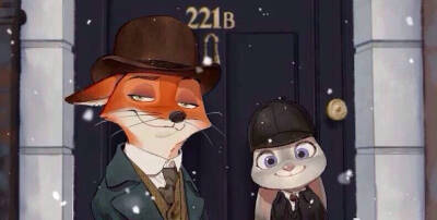 #迪士尼##疯狂动物城##zootopia#夏洛克狐和华生兔
转自微博 侵删