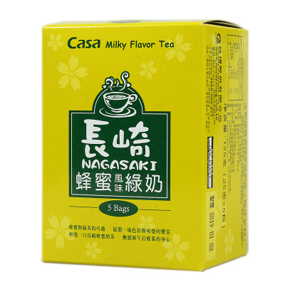 台湾零食 Casa 卡萨奶茶 长崎蜂蜜绿奶