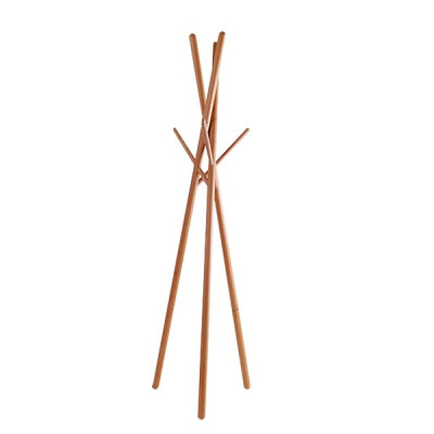 简约实木落地挂衣架