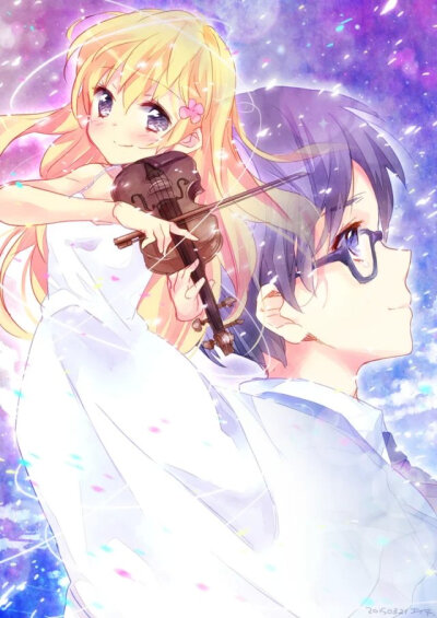 手机动漫二次元精美壁纸/四月是你的谎言，来源：QQ/公众号/动漫二次元