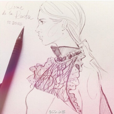 Lena KerRussina Fashion illustrator