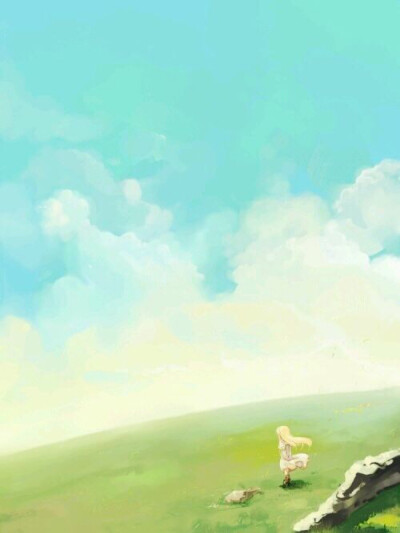 壁纸 清新 插画 侵删歉