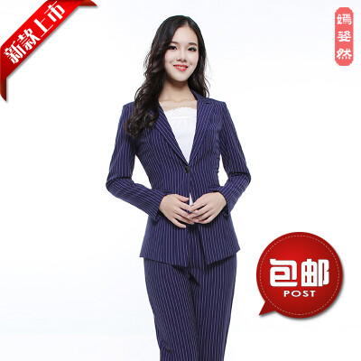 定制 嫣姿然|美容师咨客工作服秋冬|美容院咨客服新款|美容店长服w130