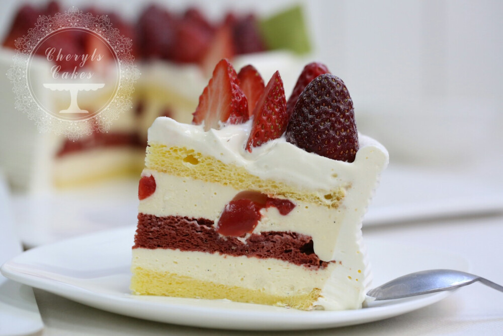 草莓雪域欧式蛋糕生日蛋糕北京东日经典翻糖蛋糕培训学校雪瑞丝蛋糕实体店