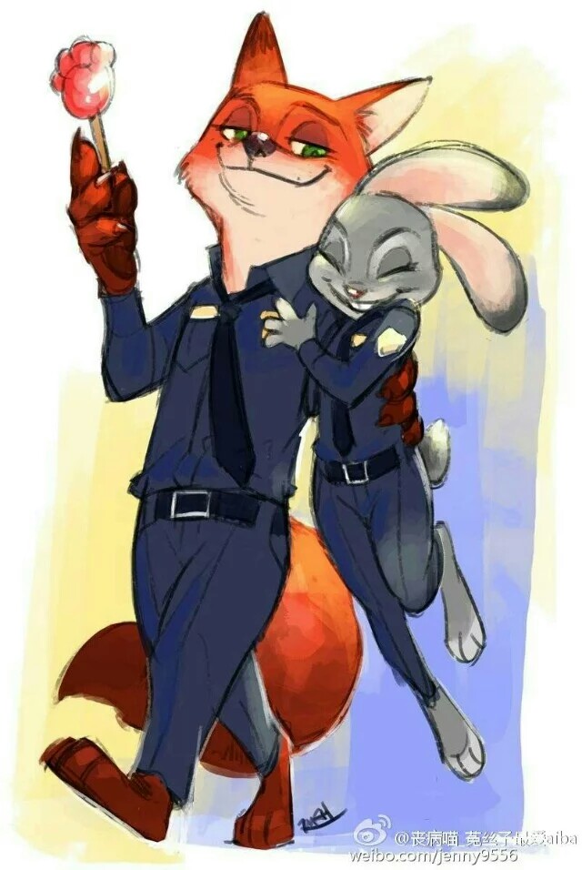 Zootopia020
没看之前喜欢Judy，看完以后我喜欢Nick~~~