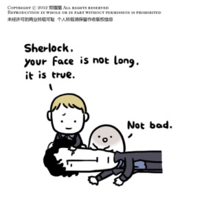 #Sherlock, your face is not long#