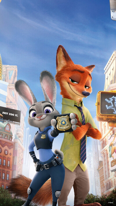 KS手机壁纸 疯狂动物城 zootopia