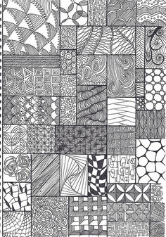 zentangle sampler