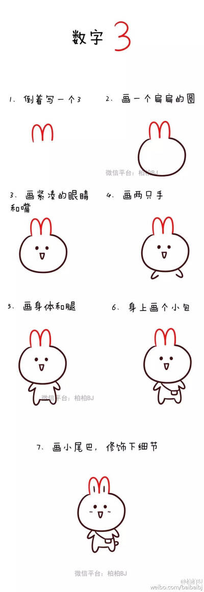 #简笔画##数字#