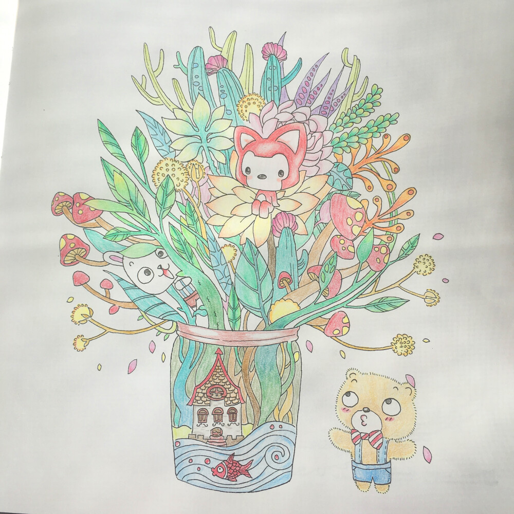 阿狸画个童话送给你——01，完成于2016.02.28