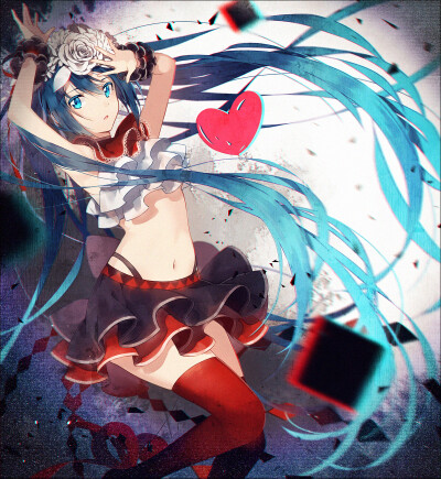 动漫 插画 少女 V家族 Miku 初音 初音未来 壁纸 id=55624767