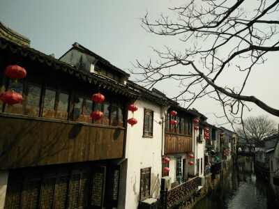 风景/七里山塘/古道犹存/小桥流水人家