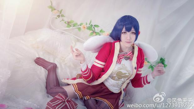 【美萌】LoveLive 情人节cosplay女装 海鸟妮希果姬花绘 现货包邮