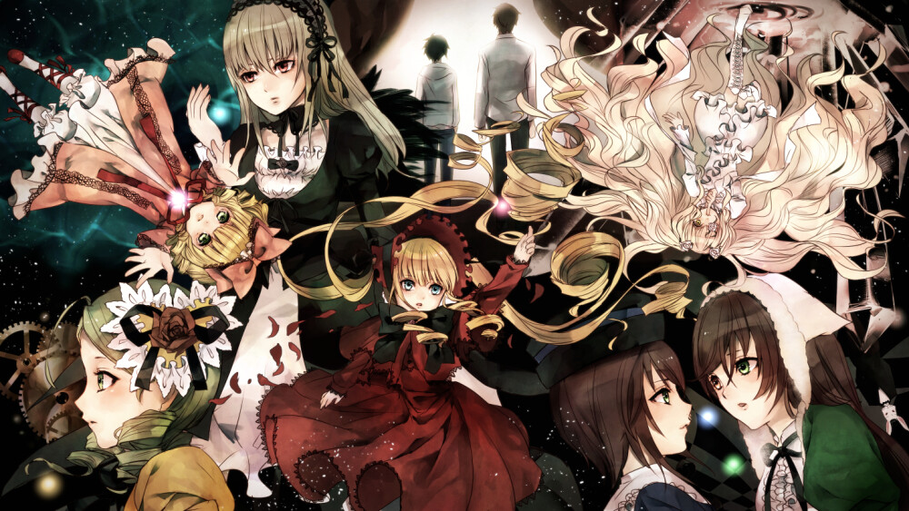 蔷薇少女薔薇少女ローゼンメイデン Rozen Maiden[水銀燈/金糸雀/翠星石 /蒼星石/真紅/雛莓/雪華綺晶/櫻田純]