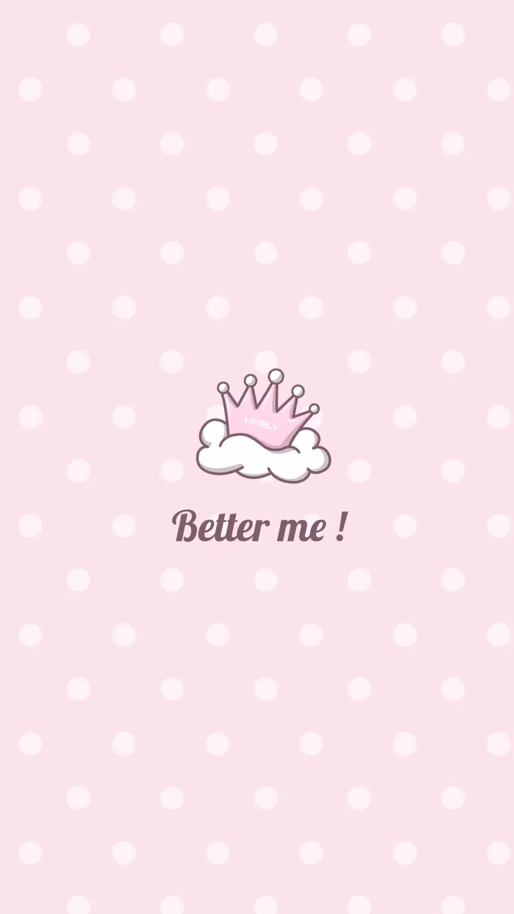 Hi 壁纸✨ 平铺.粉色系Better me