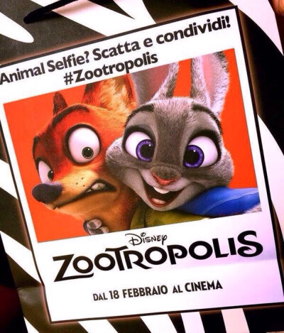 #疯狂动物城# #Zootopia# 官方宣传海报