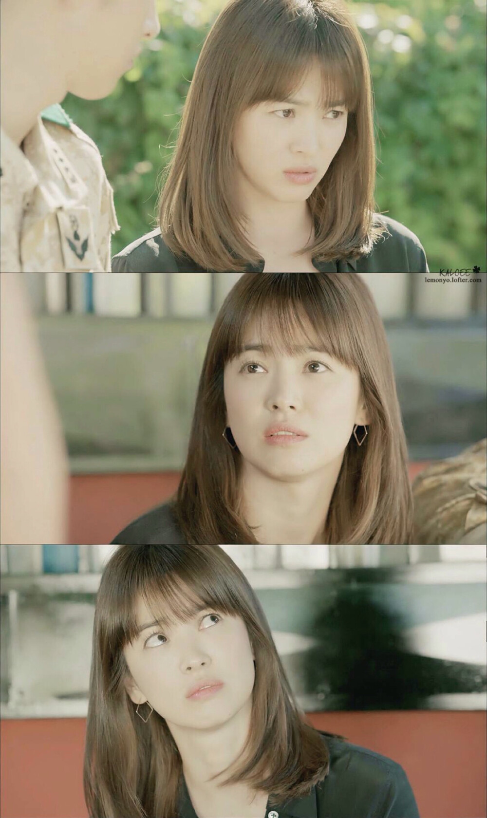太阳的后裔# #宋慧乔# ep05 单人截图调色9p,第五集的乔妹实力可啊