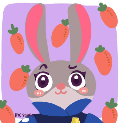 疯狂动物城，头像，萌萌哒，转自微博。