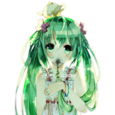 初音未来
葱绿