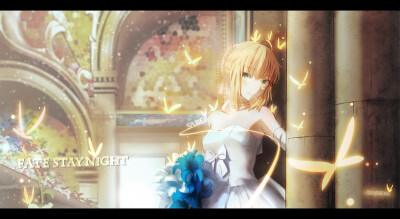 fate，saber，lily，骑士王，亚瑟王，花嫁