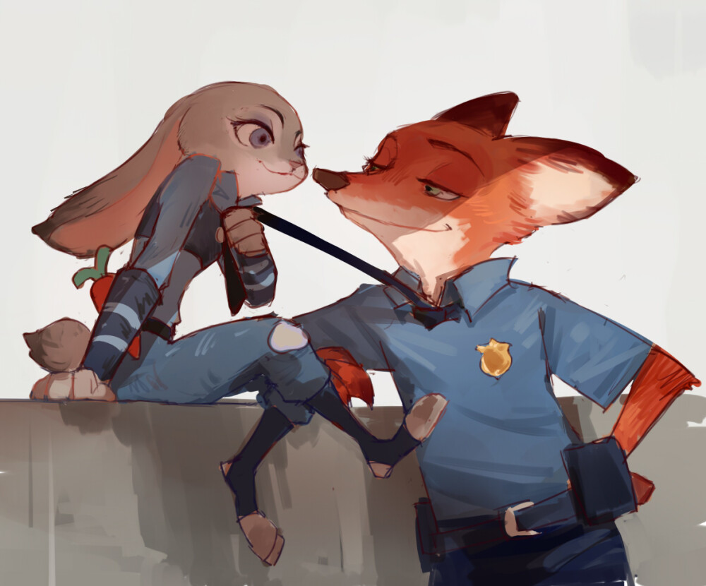 zootopia 疯狂动物城 cp judy nick pixiv id：2789467