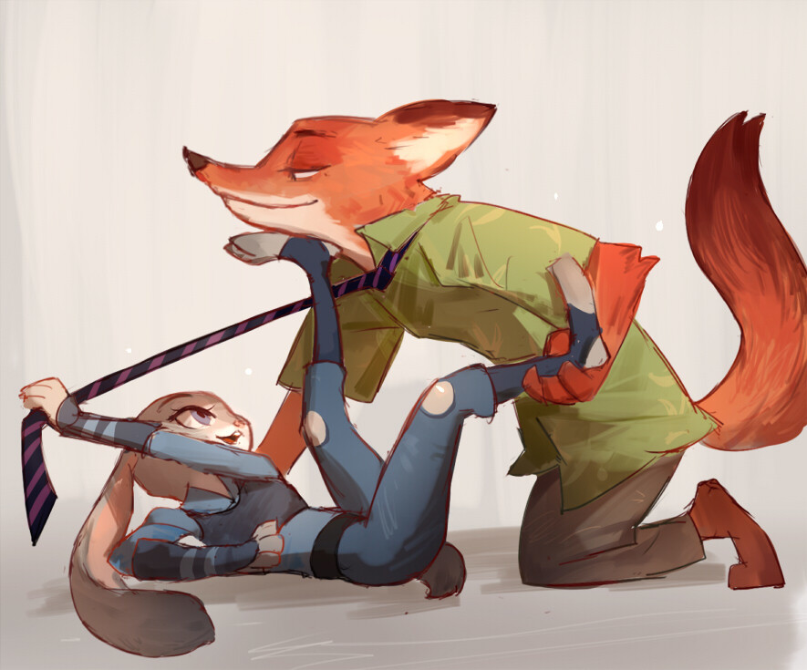 zootopia 疯狂动物城 cp judy nick pixiv id：2789467