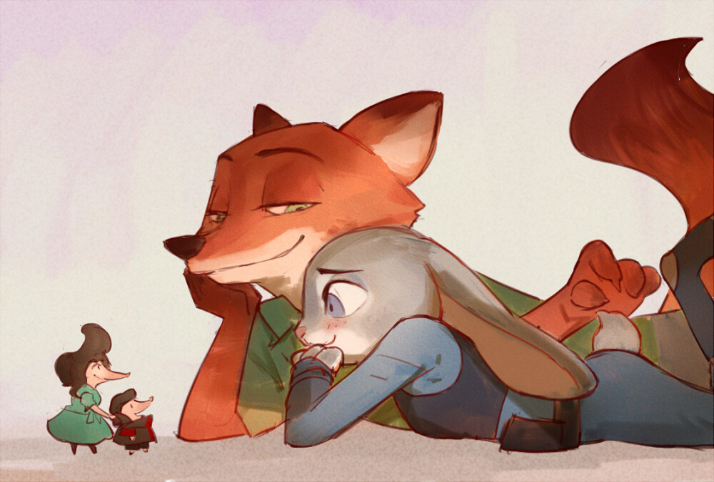 zootopia 疯狂动物城 cp judy nick pixiv id：2789467