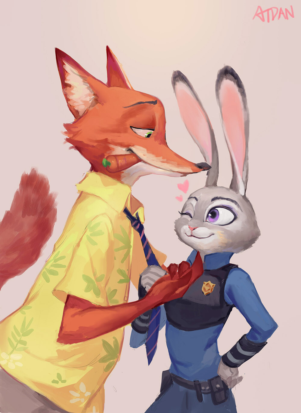 zootopia 疯狂动物城 cp judy nick pixiv id：6662895