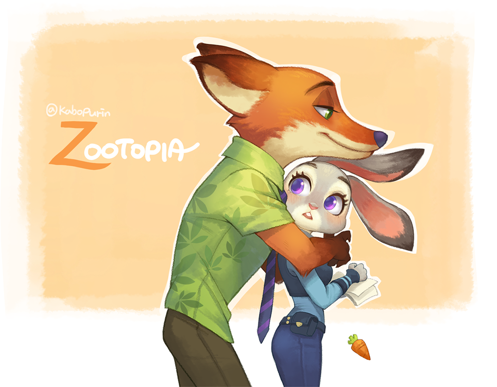 zootopia 疯狂动物城 cp judy nick pixiv id：6638096