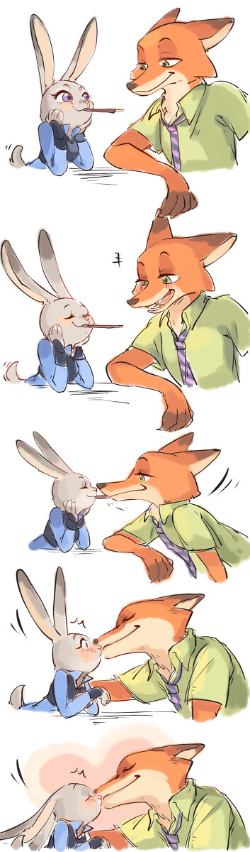 zootopia 疯狂动物城 cp judy nick pixiv id：3512827