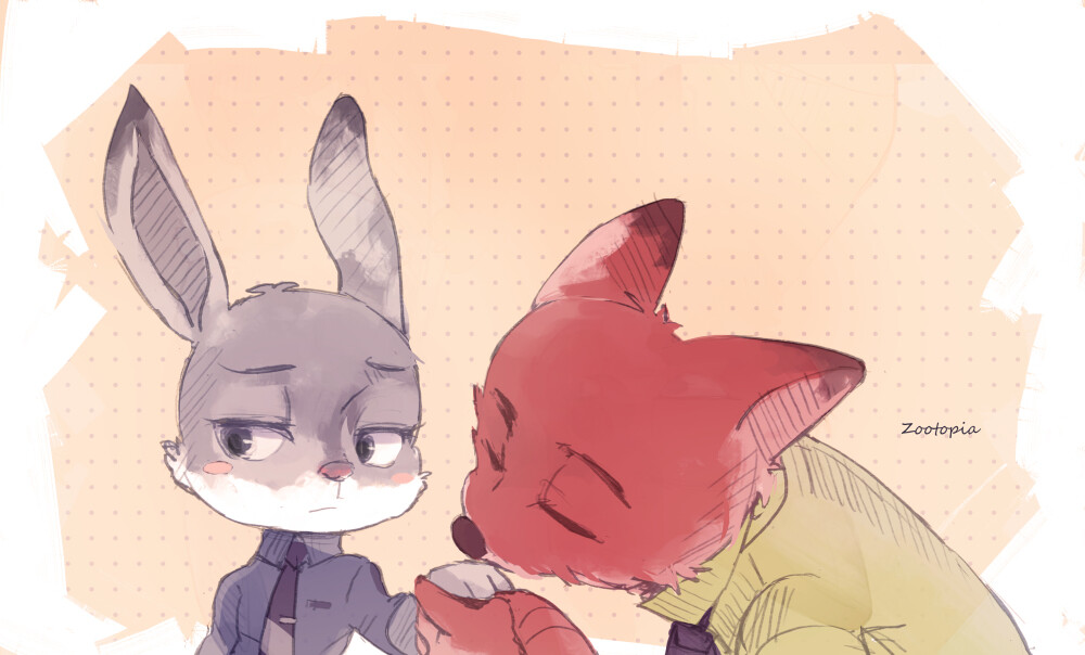 zootopia 疯狂动物城 cp judy nick pixiv id：3495536