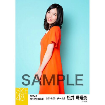 SKE48 2016年3月度 net shop限定個別生写真「レトロガーリー」5枚セット 松井珠理奈