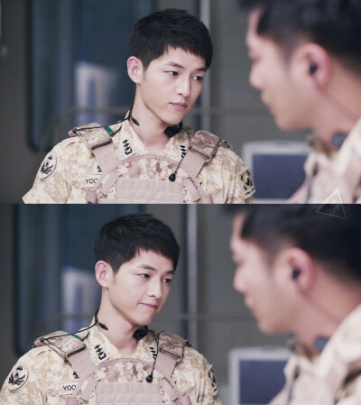  #太陽的后裔# #宋仲基# #宋慧喬# Descendants of the sun ? cr.logo Ep04 【1080p修圖】軍裝殺