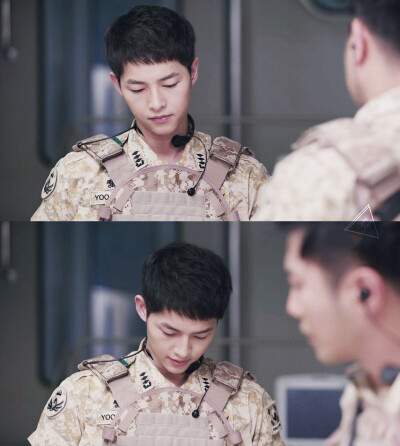  #太陽的后裔# #宋仲基# #宋慧喬# Descendants of the sun ? cr.logo Ep04 【1080p修圖】軍裝殺