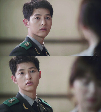  #太陽的后裔# #宋仲基# #宋慧喬# Descendants of the sun ? cr.logo Ep04 【1080p修圖】軍裝殺