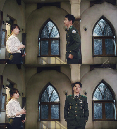  #太陽的后裔# #宋仲基# #宋慧喬# Descendants of the sun ? cr.logo Ep04 【1080p修圖】軍裝殺