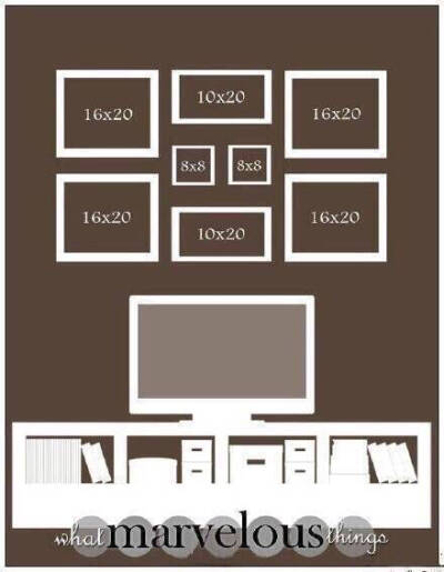 照片墙布局