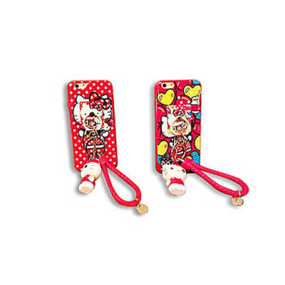 hello kitty iphone6s手机壳苹果6plus胶套5s会发光公仔外壳卡通