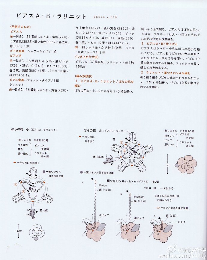 森系花朵项链图解分享