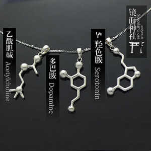 5-HC五羟色氨酸――幸福快乐
多巴胺――爱情
乙酰胆碱――对生活的热情
理科生的专属项链