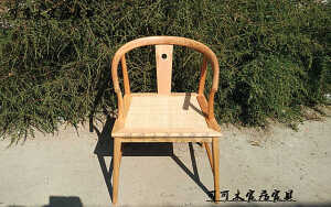 现货老榆木免漆家具小圈椅餐椅新中式咖啡椅实木休闲椅特价圈椅