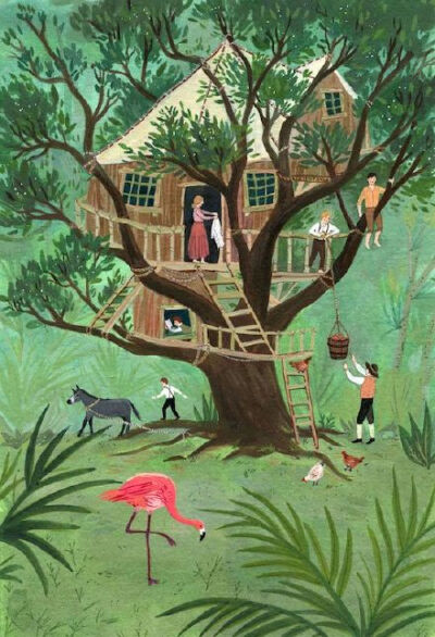 我从山中来，带着兰花香。丨来自美国艺术家 Becca Stadtlander。