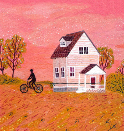 我从山中来，带着兰花香。丨来自美国艺术家 Becca Stadtlander。