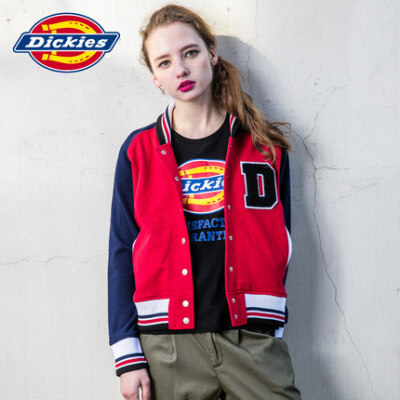 Dickies2016春季新款女装全棉针织面料棒球服外套151W30EC02