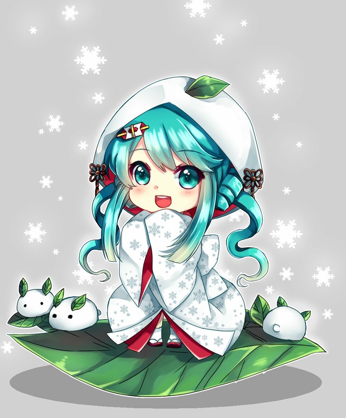 初音未来 Q版 萌萌哒