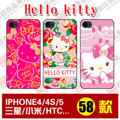 hellokitty猫苹果iPhone4S/5s/6三星s5小米note索尼htc华硕手机壳