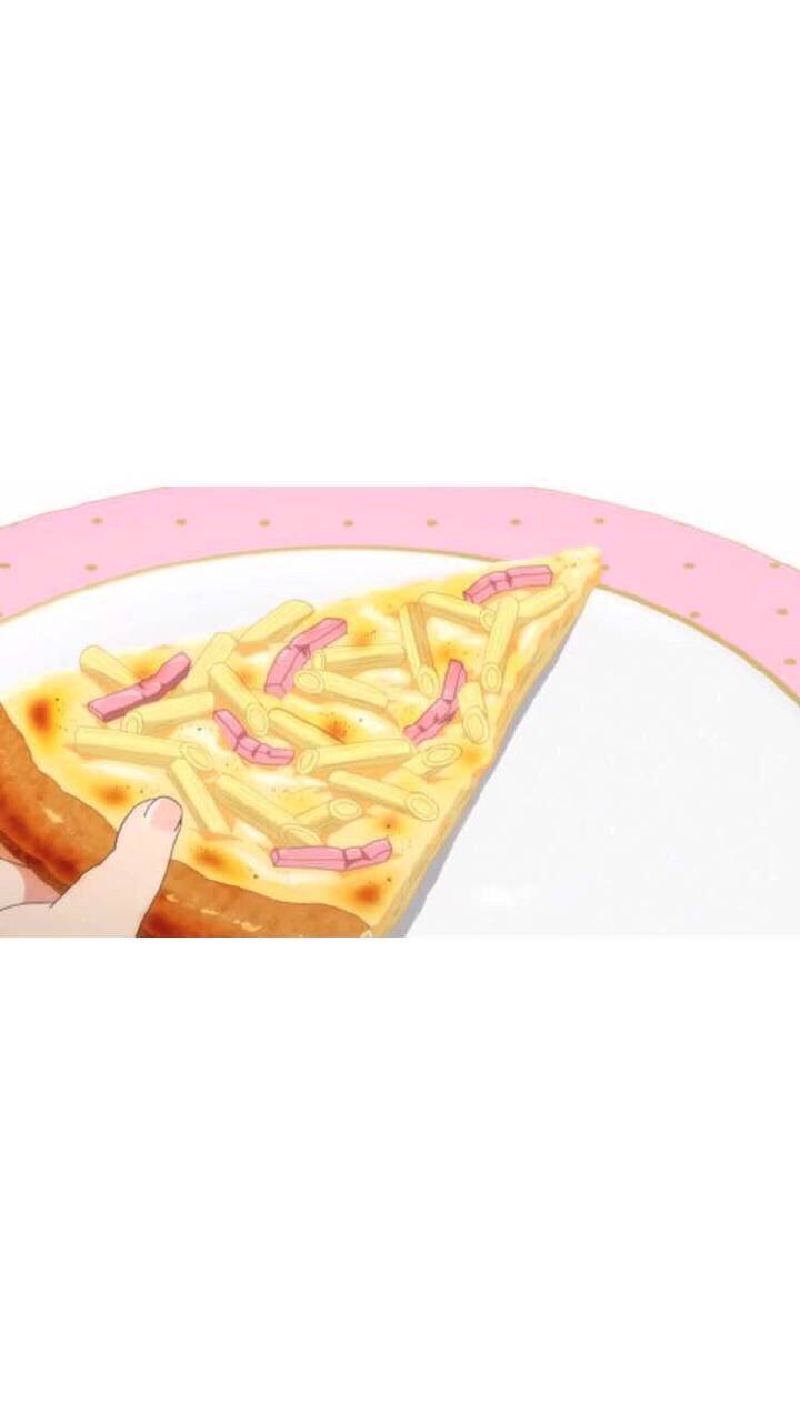 Pink pizza