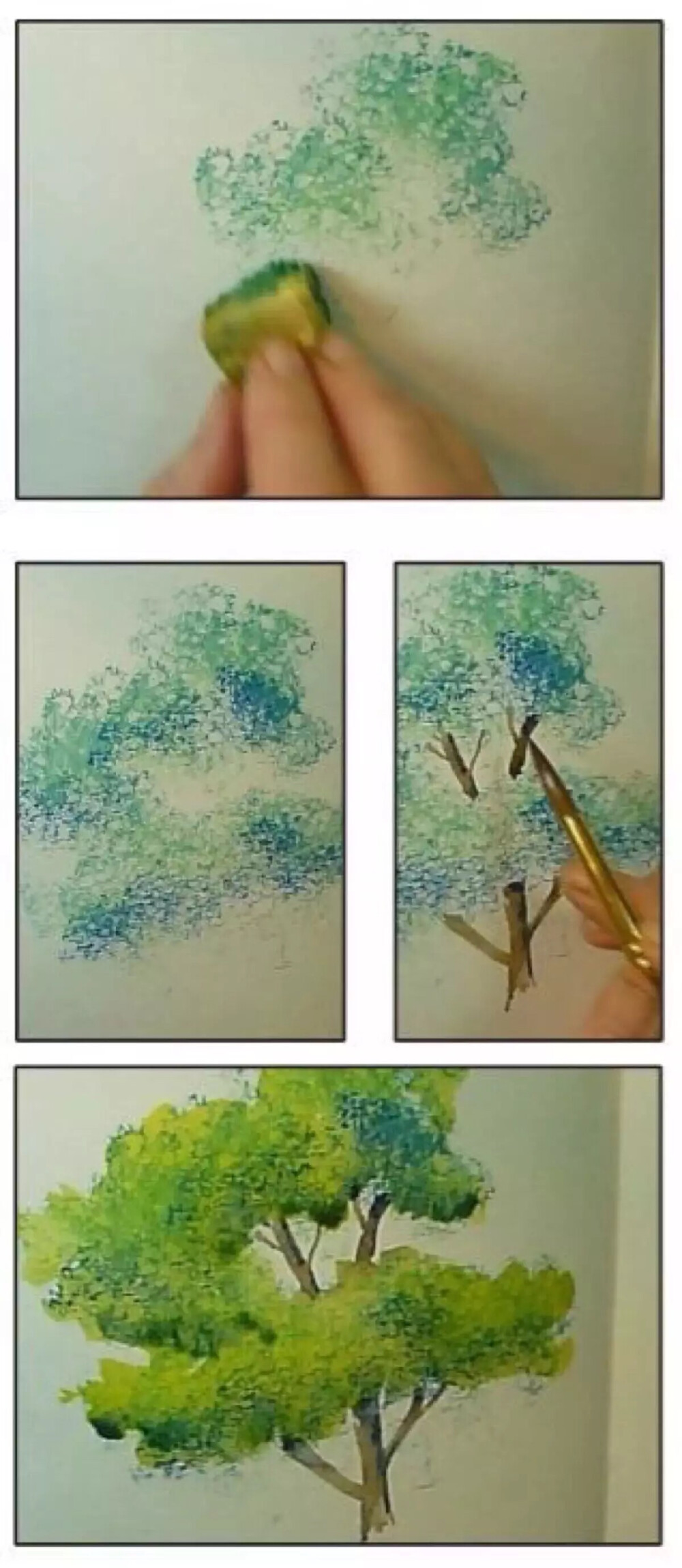 树的画法 - 高清图片，堆糖，美图壁纸兴趣社区