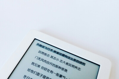 很多天没读kindle了，有点想它