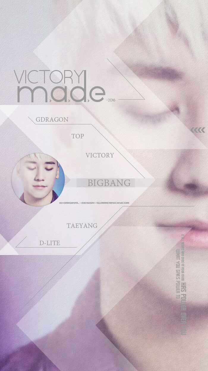 VICTORY李胜贤#bigbang#原创高清手机壁纸#微博:ORIGINAL-DESIGN-SUMMERNICKYCOM#iPhone#安卓#锁屏#桌面#黑白壁纸